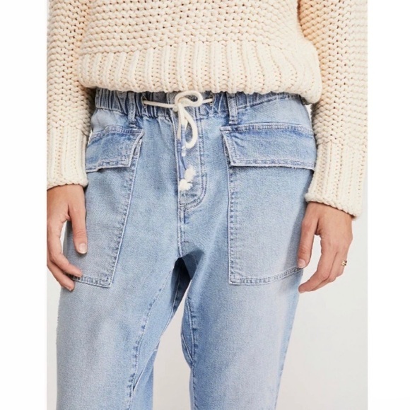 Free People City Slouch Tapered Jeans - Picture 3 of 16
